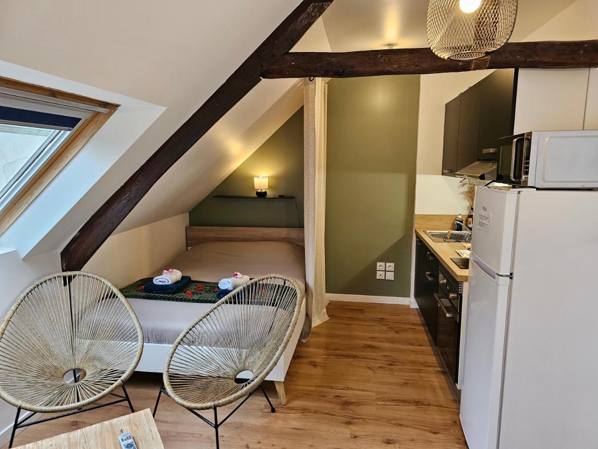 Logement de caractère en haute ville de Quimperlé Esterno foto