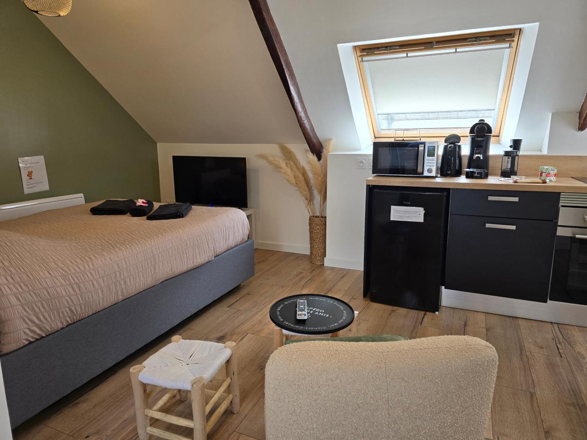 Logement de caractère en haute ville de Quimperlé Esterno foto