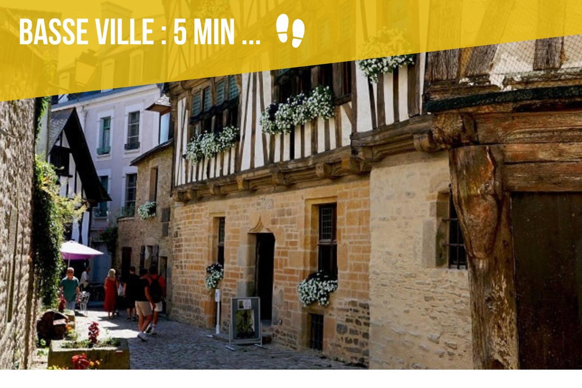 Logement de caractère en haute ville de Quimperlé Esterno foto